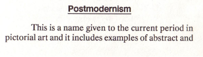 23 Postmodernsim Art text.png