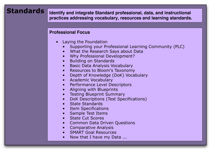 Standards Professional Activities